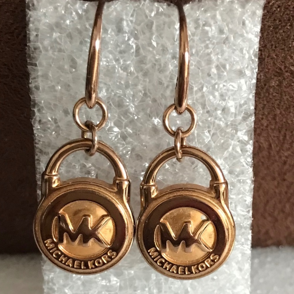 Michael Kors Rose Gold Tone Drop/Dangle Earrings